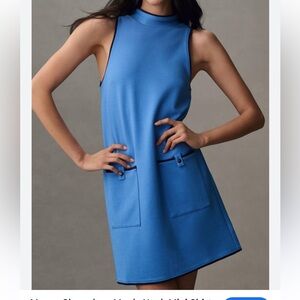 Maeve Sleeveless Mini Dress in Cobalt Blue